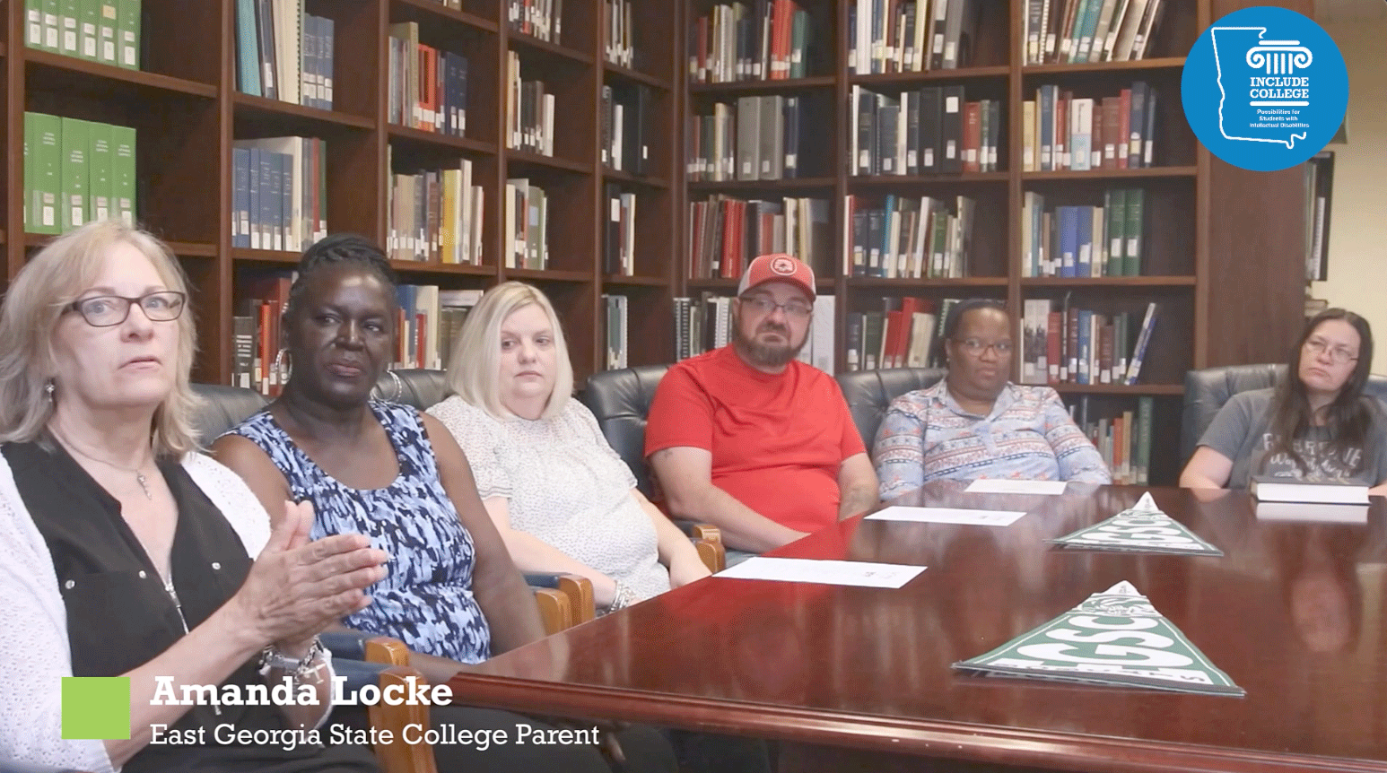 Parent Aman Locke talking in a group video thumbnail